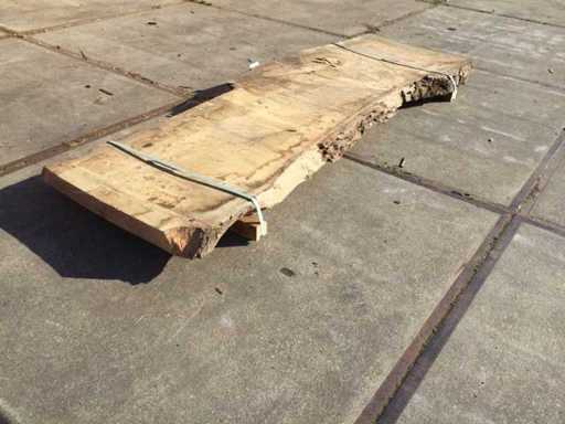 Tree trunk Table top oak 2900x920x80mm