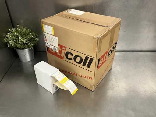 Eticoll - Geel - Doos HACCP-stickers (3x)