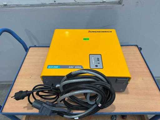 2017 Jungheinrich SLH090 24V 100A 500-625Ah cargador cargador eléctrico