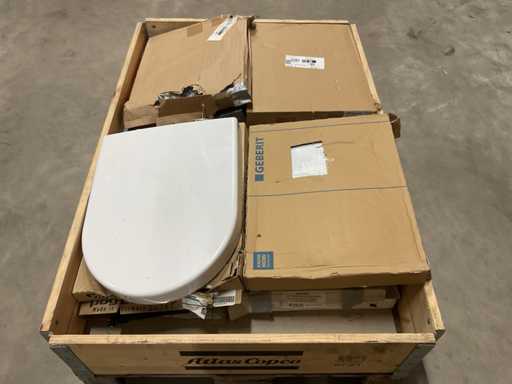 Lotto di sedili del water, 14 pezzi