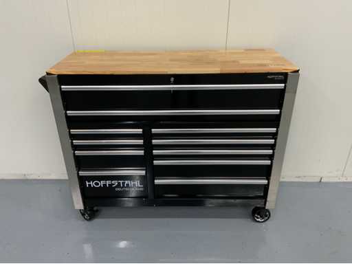 Hoffstahl – Werkzeugwagen 11 Schubladen, 9 gefüllt 386 Stück
