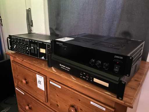 Monacor / Crest / Paso Amplifier (3x)