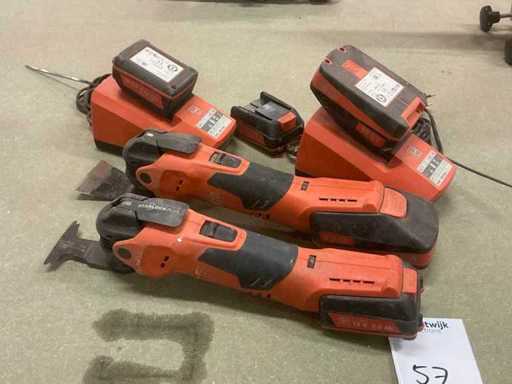 Fein AFMT12Q(SL) Accu multitool (2x)