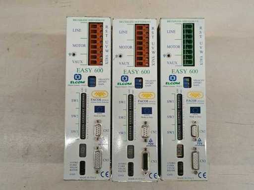 ELCOM srl / FACOS - EASY 600 R04 servodrive brushless - Amplificatori servo - 2007, 2011 (3x)