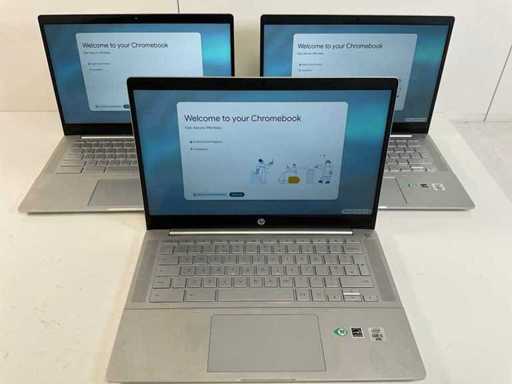 HP Pro C640 14”, Core(TM) i5 10th Gen, 8 GB RAM, 64 GB SSD ChromeBooks (3x)