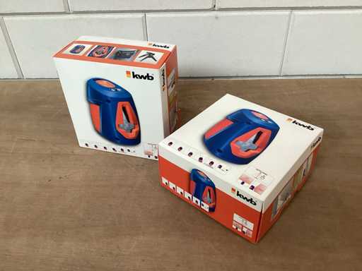 Laser a linee incrociate KWB, autolivellante (2x)