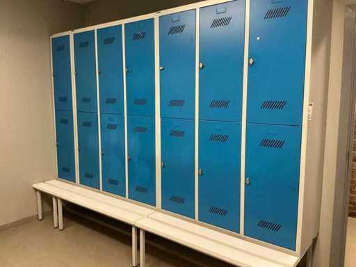Overtoom Diverse kleedkamerkasten (4x)