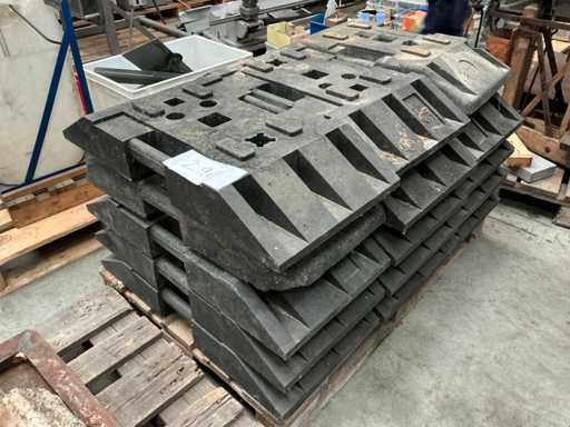 Piedi per recinzioni da costruzione (15x)