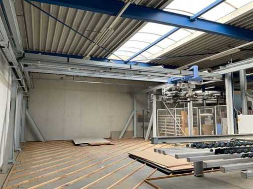 2011 Bargstedt Profi TFL 210/11/08 Magazzino Completamente Automatico in Lamiera con Sollevatore a Vuoto