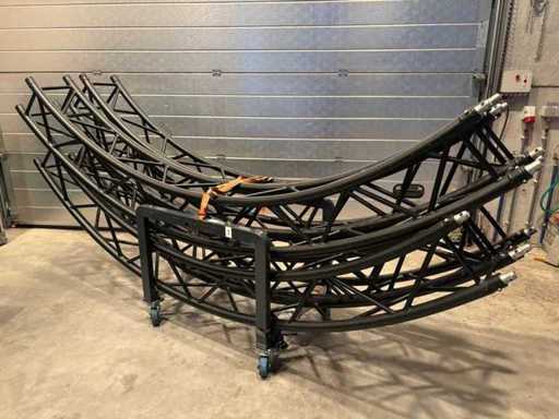 Eurotruss cercle noir 4m