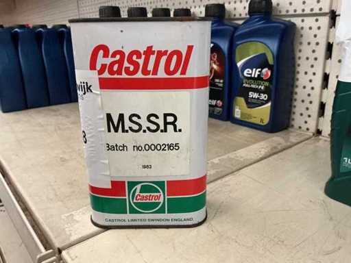 Castrol,inhoud 1 liter Batch 002165 Smeermiddel,M.S.S.R. (3x)
