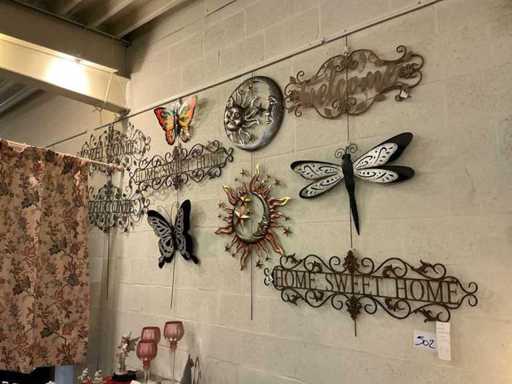 Metal wall decoration (10x)