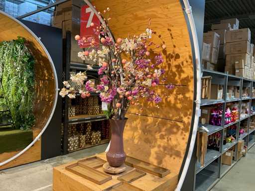 Émeraude, Silk-ka Fleurs artificielles en vase