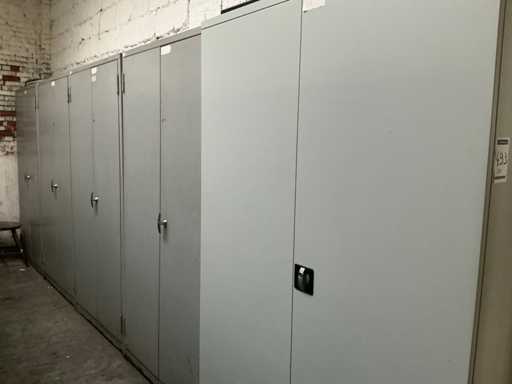 2-deurs metalen archiefkast (5x)