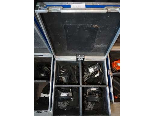 VERLINDE – 4 x VHR 3 Handhebe, 10m Kette / 1 Tonne + Flightcase