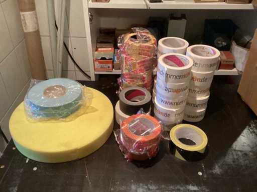 Ruban adhésif, ruban d’étanchéité mélangés