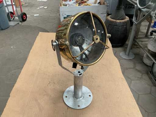 Vintage-Marineblau-Scheinwerfer