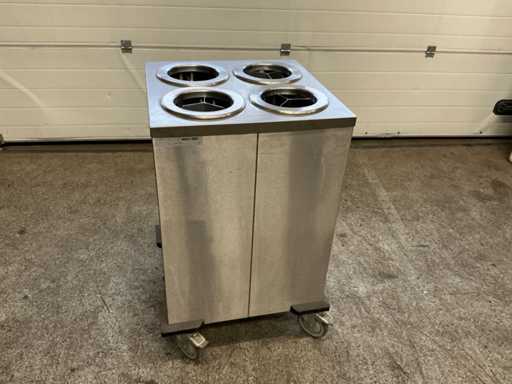 Mobile containing Borden warmhoudkast