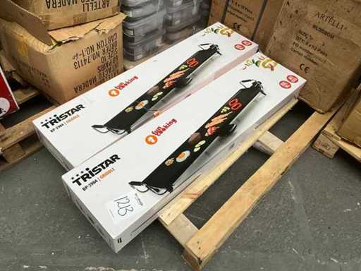 Tristar Gourmet & grill plates (2x)