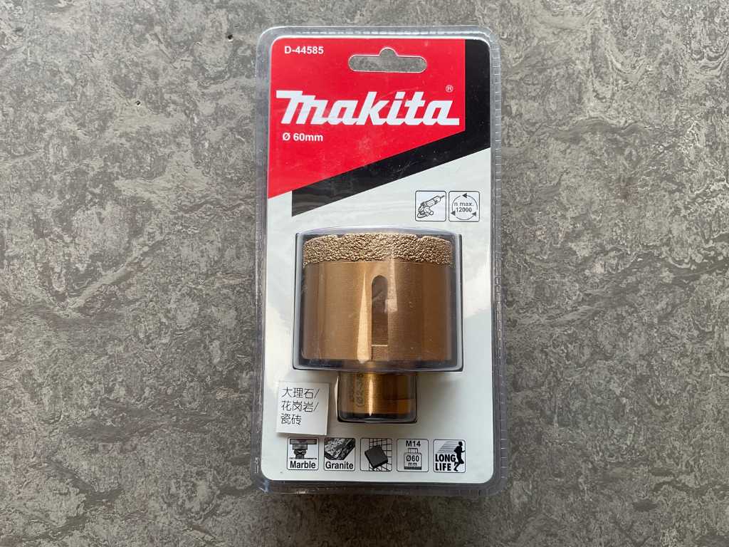 Makita - D-44585 - Foret diamanté ø60 mm (3x)