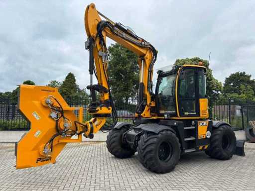 2017 JCB Hydradig 110W Banden graafmachine