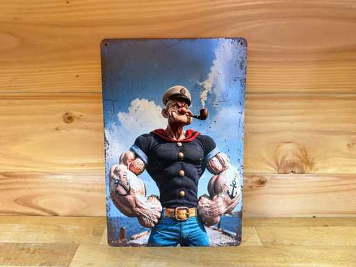 metaal reclame wandbord