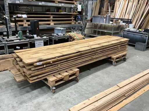Oak European sup.  Planed goods / boards edged on 4 sides / European oak sup. / max 3.84 long / max width board 28 cm / thickness board 30mm / dry air-dried