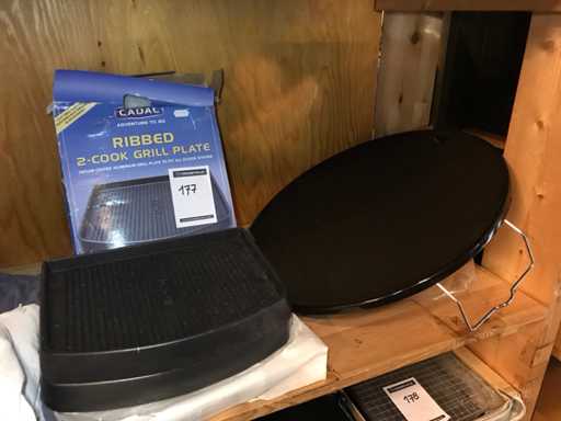 Piastra Cadac a 2 costure per la griglia Piastri e piatto per la griglia (4 volte)