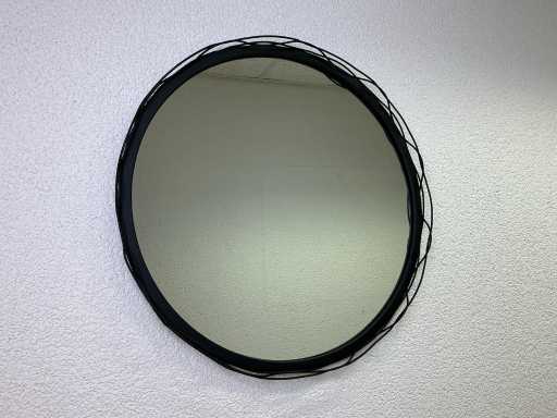 Relaxdays 10038740 Mirror round (4x)