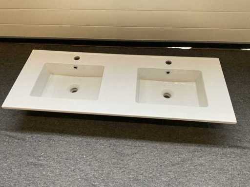 Chiuvetă dublă de 120 cm