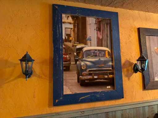 Frame Print (Cuba) 130x175cm