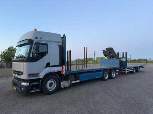 Renault HR 388 6X2 Gru montata su camion 22T/M1 con rimorchio Draco