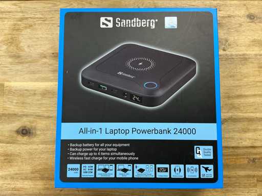 Sandberg All-in-1 Laptop Powerbank 24000