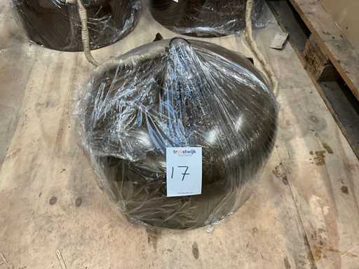 Lampă suspendată din os olandez (3x)