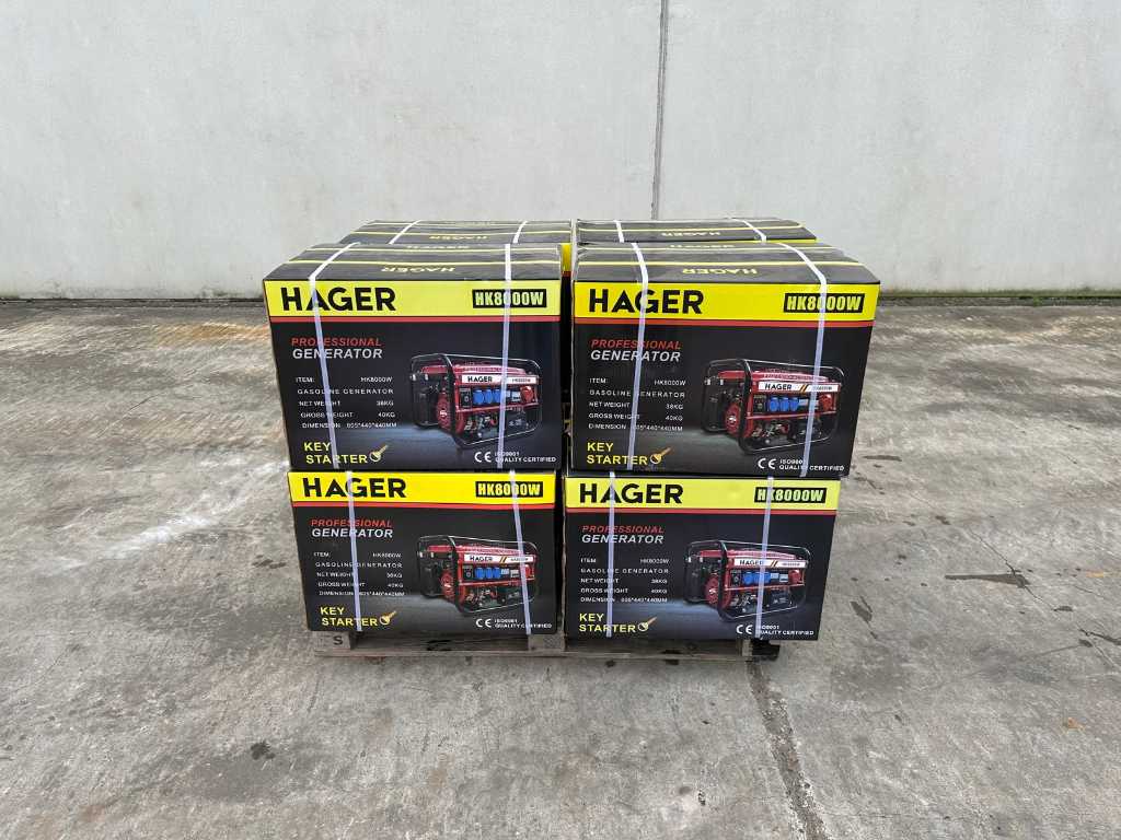 HAGER - HK8000W - Groupe électrogène de secours