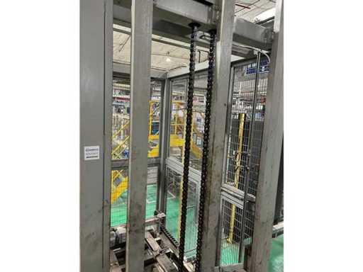  ELEVADOR DE APILADOR DE CINTA TRANSPORTADORA 