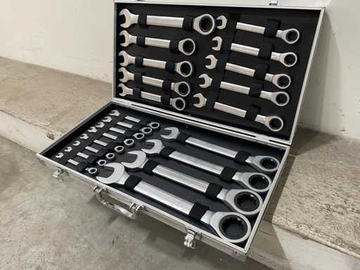 Stahlgruppe 22-delige steek- en ringratel sleutel set