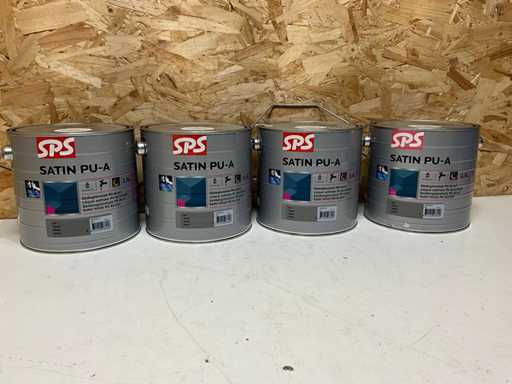 SPS Satin PU-A Seta Lucida Lucida PU-Interno Acrilico 2.5L (4x)