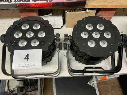 SHOWTEC COMPACT PAR 7-3 Led spot (4x)