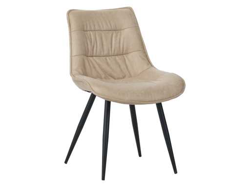 Colenis - Manila Eetkamerstoel - set van 50 - Beige - Microfiber Stof- Zonder Armleuning