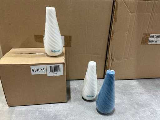 Fair Trade kaars +/- Ø6 x 15 cm hoog (139x)