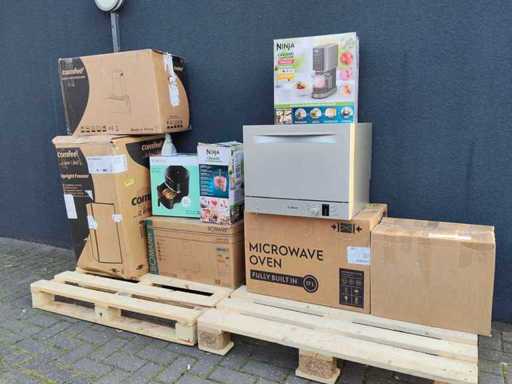 Palette de produits de cuisine