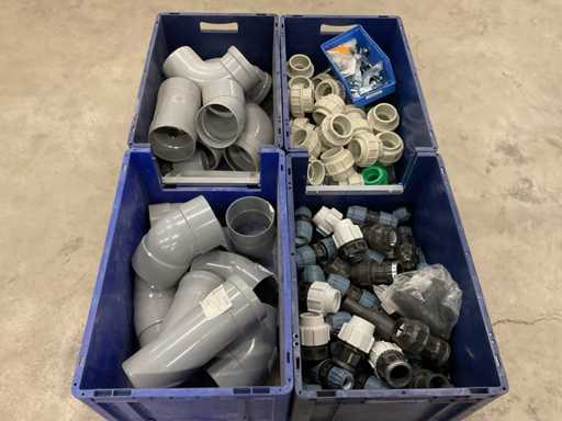 Partia materiałów instalacyjnych