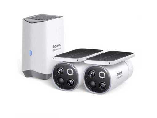 Baseus Security S1 Pro Outdoor Dual Camera 3K Beveiligingscamera kit (20x)