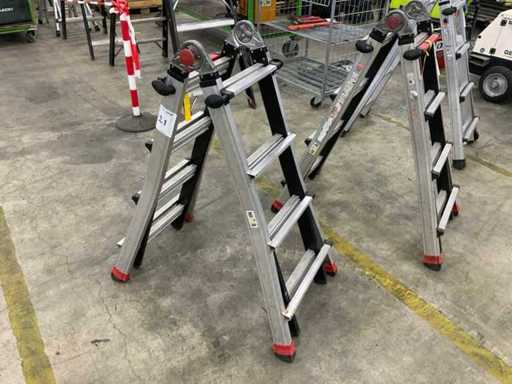 Atrex Professional Varitrex Teleprof 4x4 Telescopic folding ladder