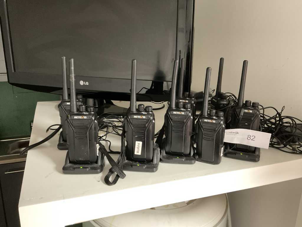 Retcvis walkie-talkies (8x)
