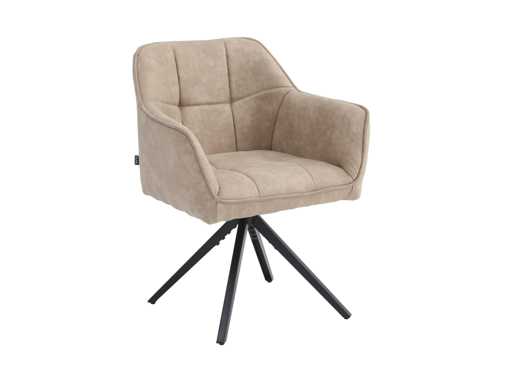 Colenis - Pearl Eetkamerstoel - set van 50 - Beige - Microfiber Stof - Microvezel - Industrieel