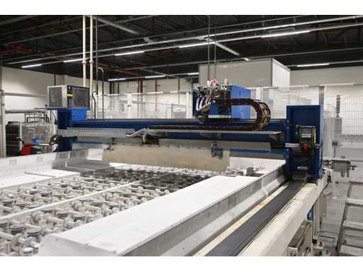 2018 Benteler 040 Centrum Obróbki PC Szlifierka CNC do obróbki szkła (C)