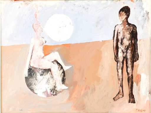 Theo Boons - acryl op board - 50x65 cm