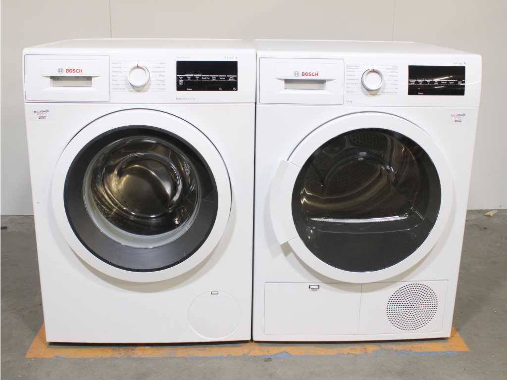 Bosch Series|6 VarioPerfect EcoSilence Drive Washing Machine & Bosch Series|6 Dryer
